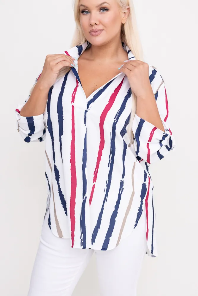 Damskie Polski Koszula HANZI Wzór 7