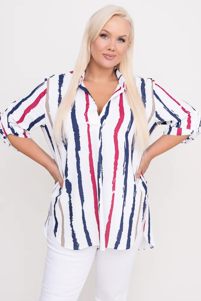 Damskie Polski Koszula HANZI Wzór 7