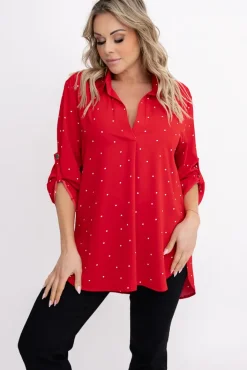 Damskie Polski Koszula HANZI Wzór 9