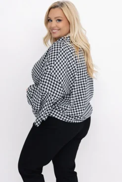 Damskie Włoski Koszula z falbanami na rękawach HERIEN Wzór 1