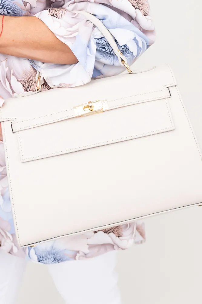 Damskie Kremowa Torebka TULIA