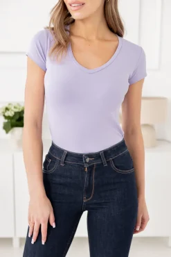 Damskie Polski Liliowa Bluzka GELDI