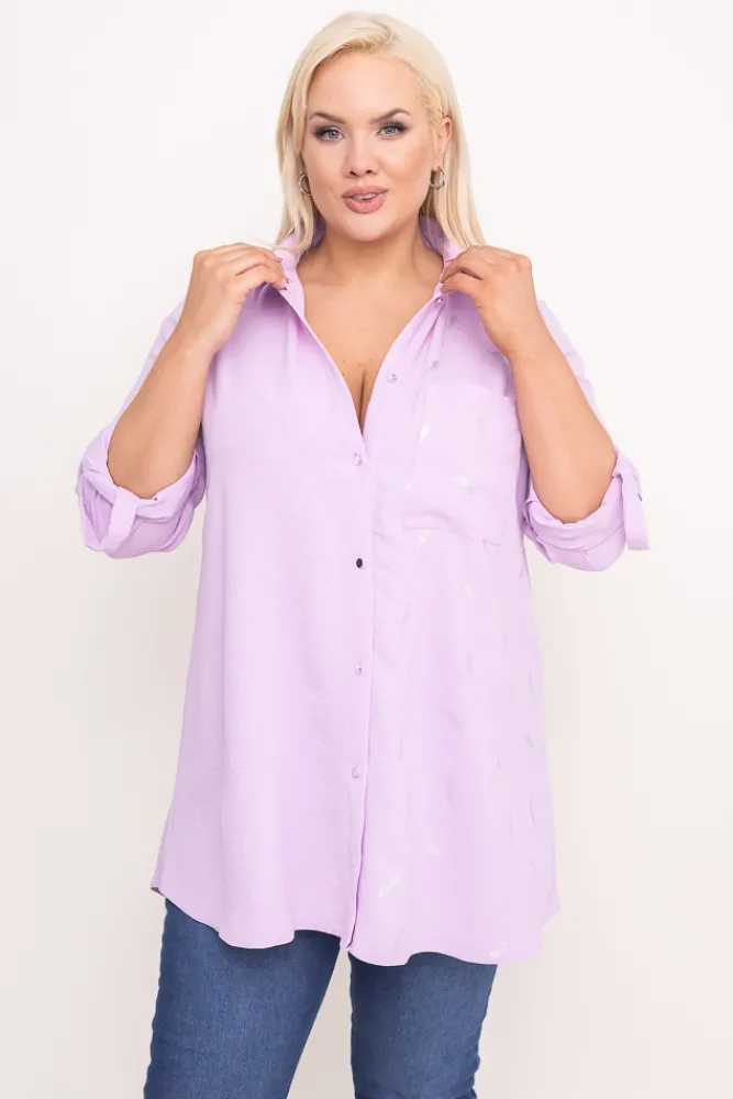 Damskie Polski Liliowa Koszula CENTERIA