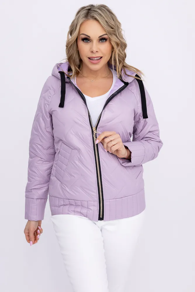 Damskie Polski Liliowa Kurtka wiosenna VEDERI