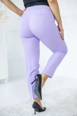 Damskie Polski Liliowe Spodnie garniturowe TENZI