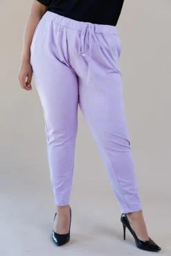 Damskie Polski Liliowe Spodnie LOTARIO