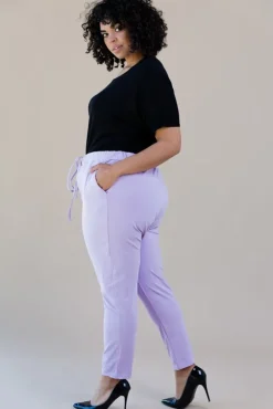 Damskie Polski Liliowe Spodnie LOTARIO
