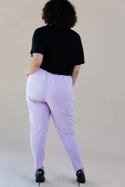 Damskie Polski Liliowe Spodnie LOTARIO