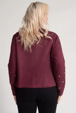 Damskie Polski Śliwkowa Marynarka MILIS