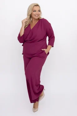 Damskie Polski Śliwkowy Komplet BELUSTO