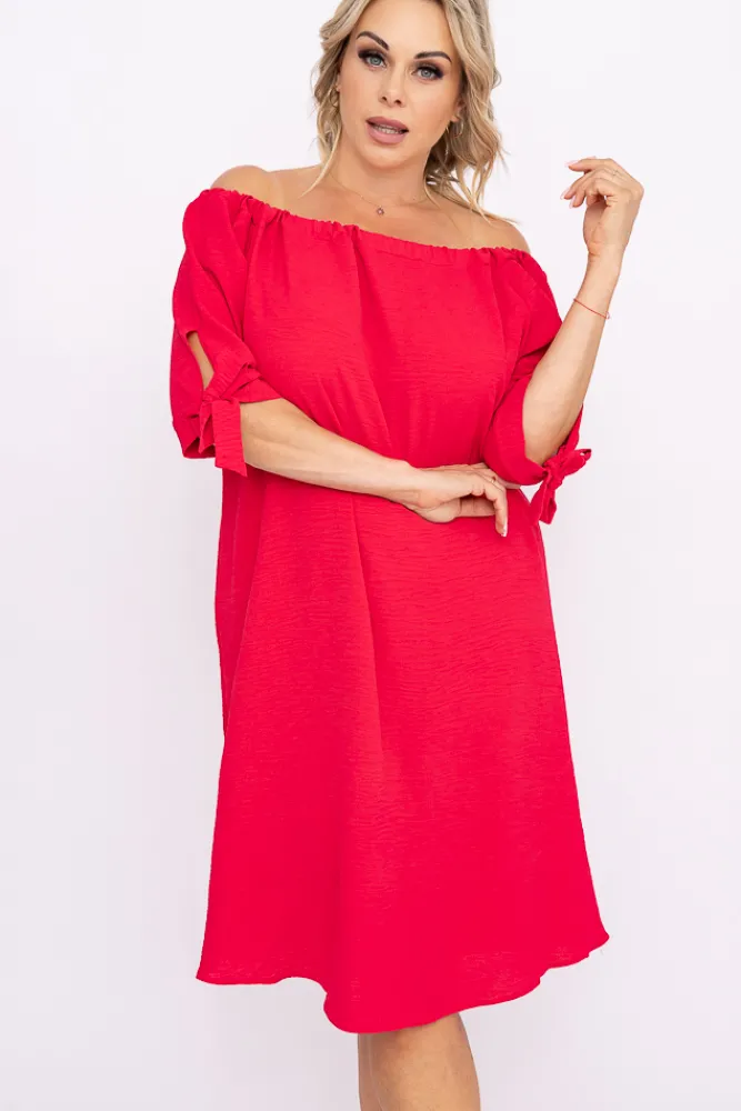 Polski Malinowa Sukienka ROSINA