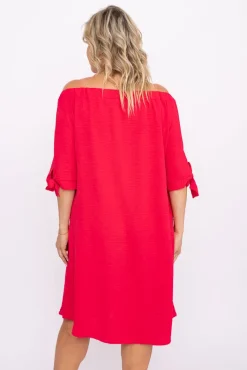 Polski Malinowa Sukienka ROSINA