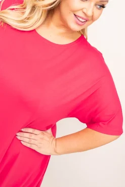 Polski Malinowa Sukienka SPINER