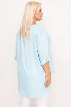 Damskie Polski Miętowa Koszula FOSTI