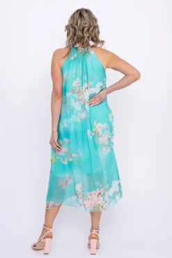 Włoski Miętowa Sukienka LOPEZA