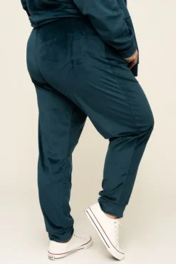 Damskie Polski Morski Komplet Dresowy POLIN Welurowy