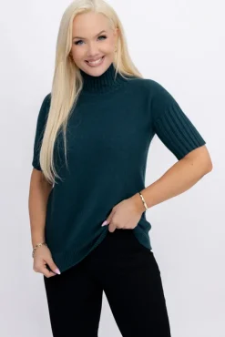 Damskie Włoski Morski Sweterek z półgolfem ZURGENA