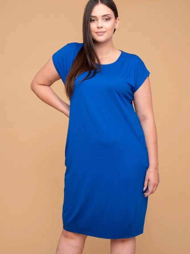 Polski Niebieska Sukienka KAYANO