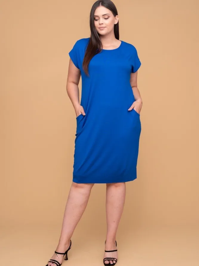 Polski Niebieska Sukienka KAYANO