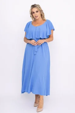Polski Niebieska Sukienka MISSOURI