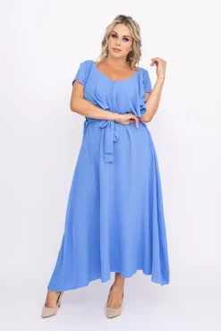 Polski Niebieska Sukienka MISSOURI