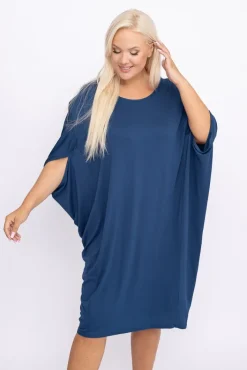 Polski Niebieska Sukienka POLK