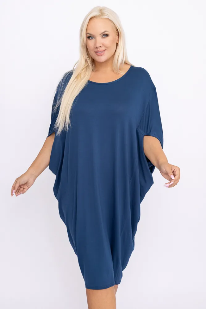 Polski Niebieska Sukienka POLK