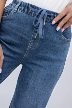 Damskie Włoski Niebieskie Spodnie jeansowe LEZINO