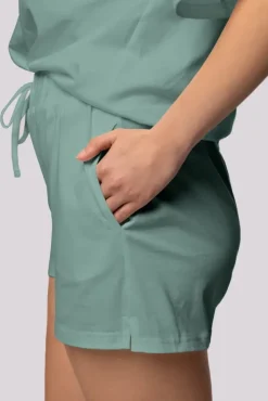 Polski Oliwkowa Piżama z szortami BLISS