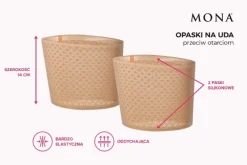 Damskie Polski Opaski na uda przeciw otarciom DIAMOND CHAMPAGNE PEARL