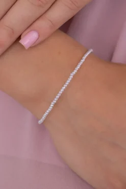 Perłowa Bransoletka ze stali chirurgicznej LUVIE