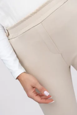 Damskie Włoski Piaskowe Spodnie COVENTI