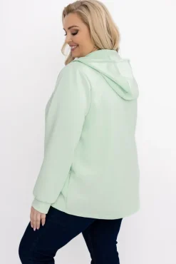 Damskie Włoski Pistacjowa Bluza z kapturem KORDIEN