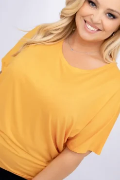 Damskie Polski Pomarańczowa Bluzka CILIO