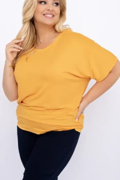 Damskie Polski Pomarańczowa Bluzka CILIO