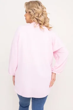 Damskie Polski Pudroworóżowa Koszula KERI