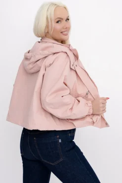 Damskie Pudroworóżowa Kurtka ASNEL