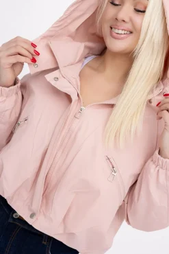 Damskie Pudroworóżowa Kurtka ASNEL