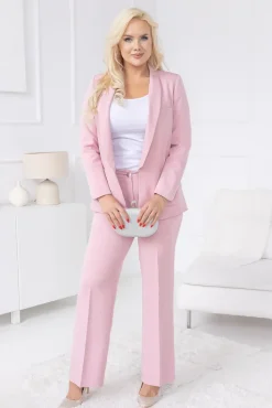 Damskie Polski Pudroworóżowa Marynarka ALCEMI