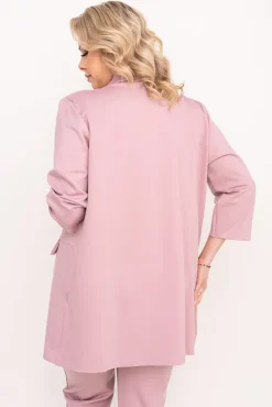 Damskie Polski Pudroworóżowa Marynarka CINTA