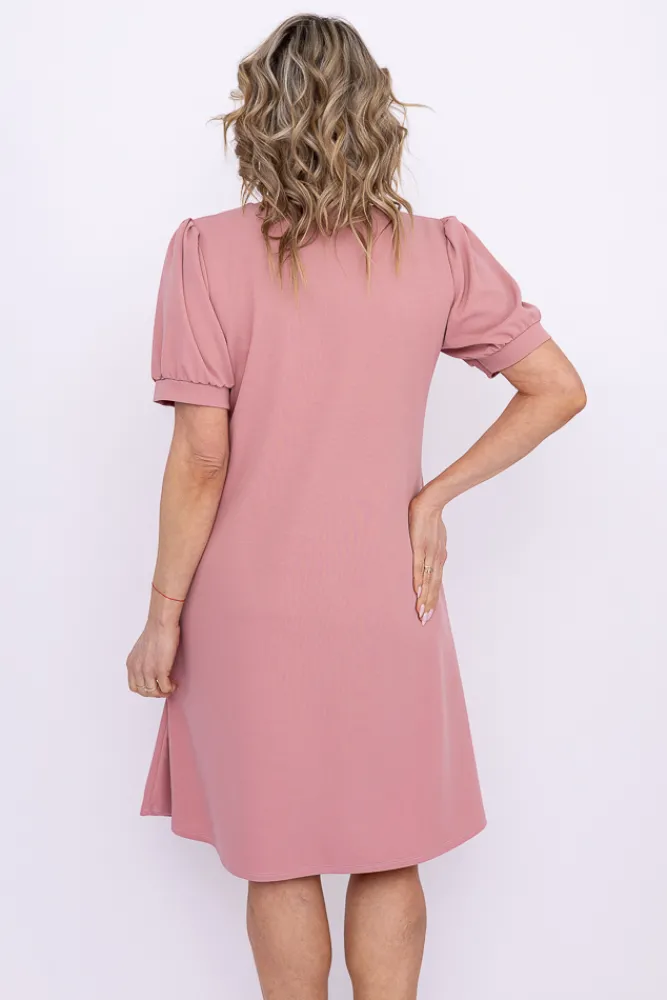 Włoski Pudroworóżowa Sukienka BERGIA
