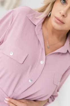 Polski Pudroworóżowa Sukienka IMALI