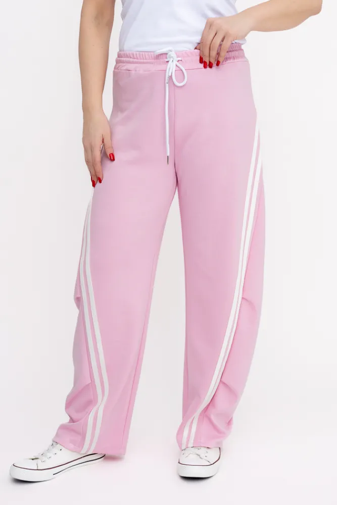 Damskie Włoski Pudroworóżowe Spodnie dresowe DENVIE