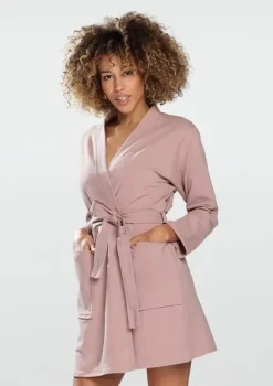 Polski Pudrowy Szlafrok bawełniany POLA