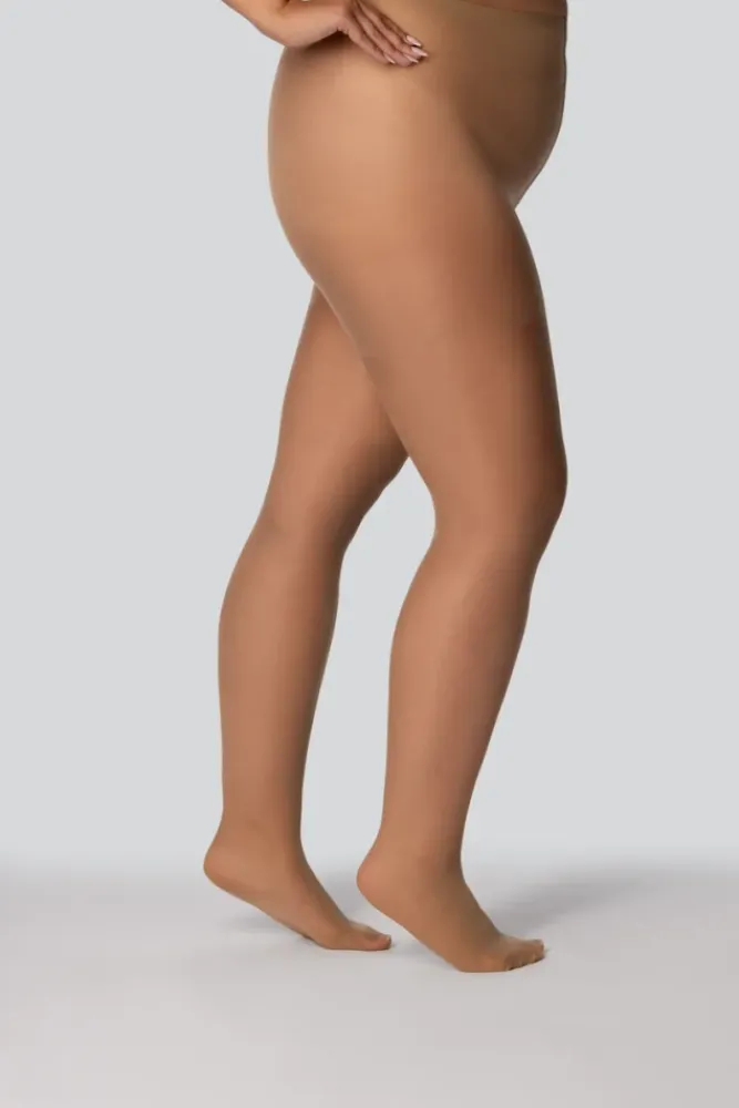 Damskie Polski Rajstopy CHARLOTTE 20DEN AMBER