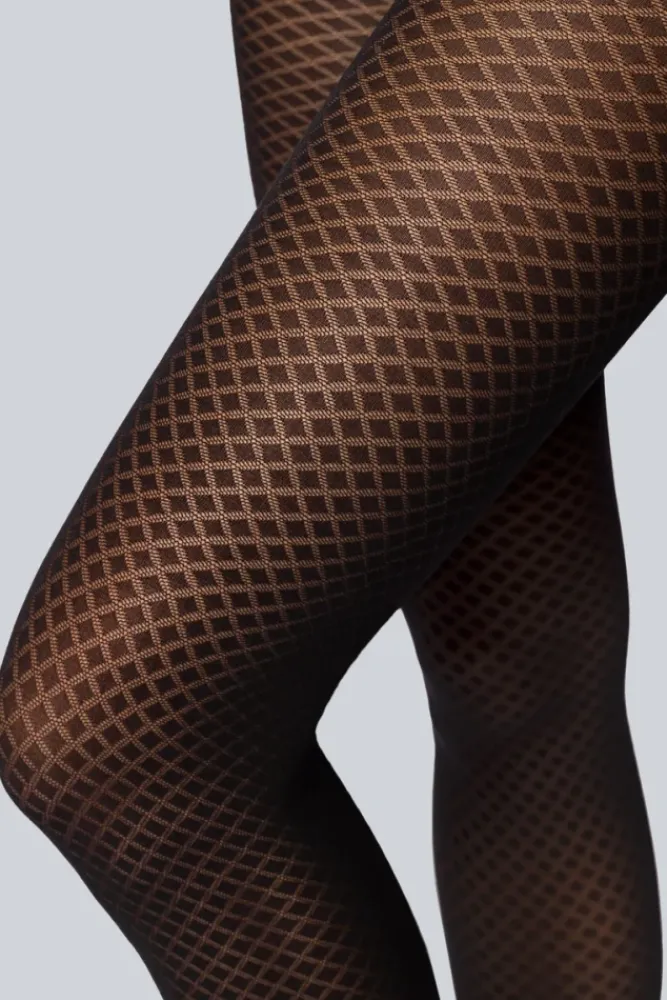 Damskie Polski Rajstopy CRISTALS 50DEN BLACK