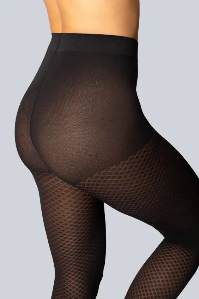 Damskie Polski Rajstopy CRISTALS 50DEN BLACK