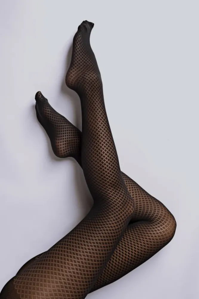 Damskie Polski Rajstopy CRISTALS 50DEN BLACK