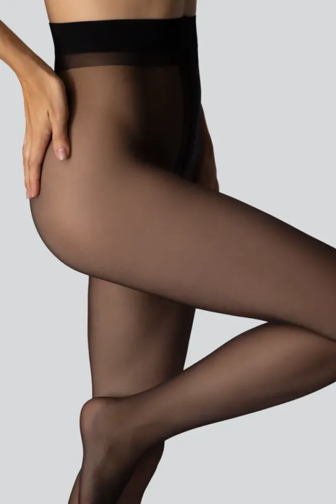 Damskie Polski Rajstopy DALIA 15DEN NERO