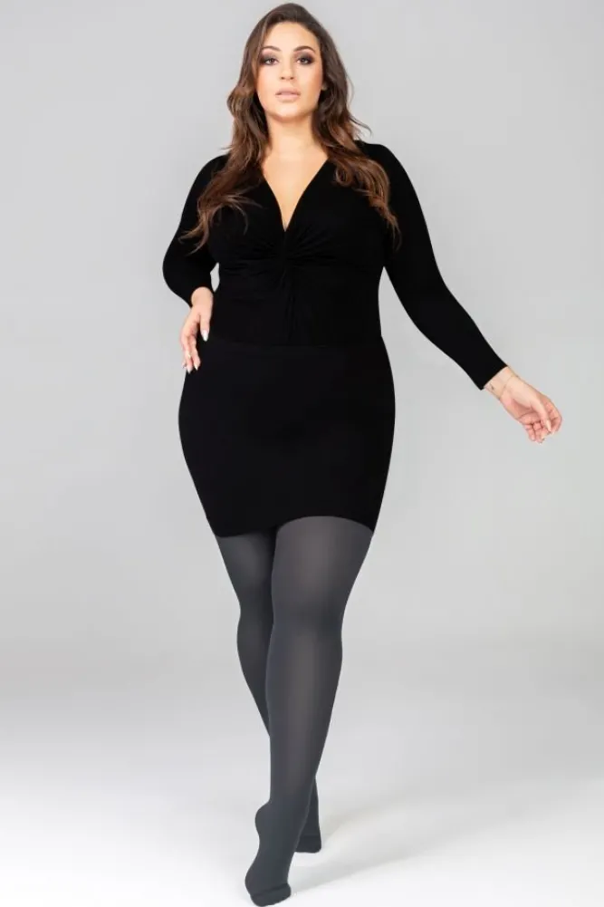 Damskie Polski Rajstopy MARGARET II Plus Size SHORT